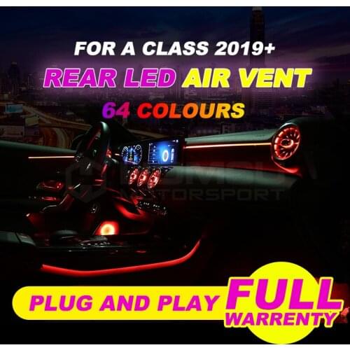 Upgrade 64 colors Ambient light For ben z W177 A class A180 A200 2019+ Atmosphere Lamp advanced light cover