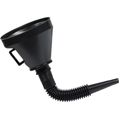 Universal Car Funnel with Soft Tube Plastic Funnel Can Spout For Oil Water Fuel Petrol Gasoline Car Accessories