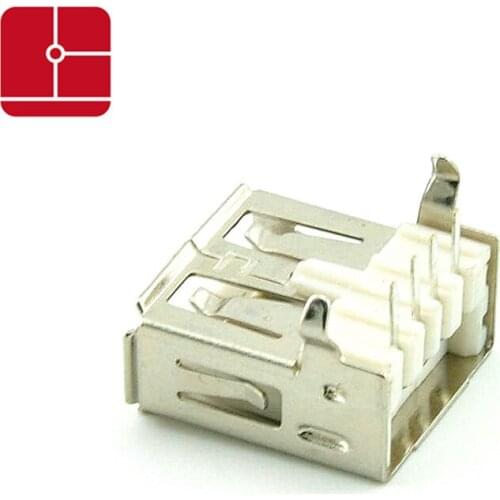 USB Connector 50PCS USB socket curved needle (90 - degree bend foot)