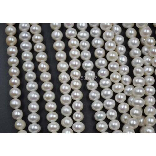Fine Jewelry wholesale 2 strands 8mm white freshwater pearl