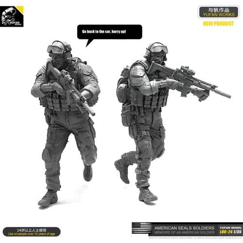 1/35 Resin Figure kits model Soldierself-assembled LOO-24