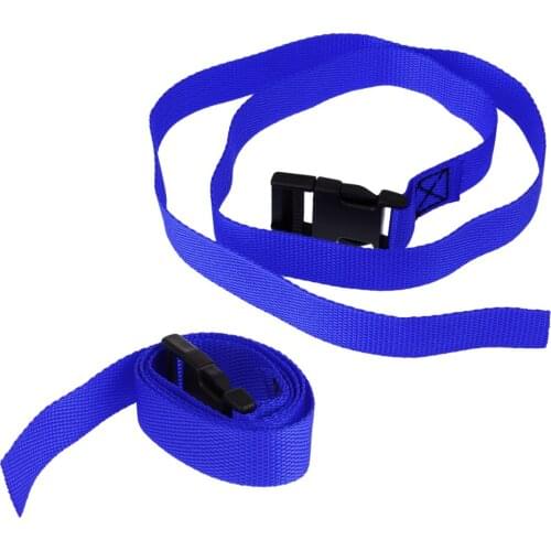 2pcs 39.Golf Trolley Webbing Straps/Luggage Tie down Straps with Quick Release Buckle