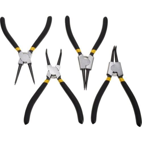 7'' Snap Ring Circlip Pliers Straight/Bent External/Internal Retaining Ring Pliers Hand Tools 90Degree for snap spring Remover