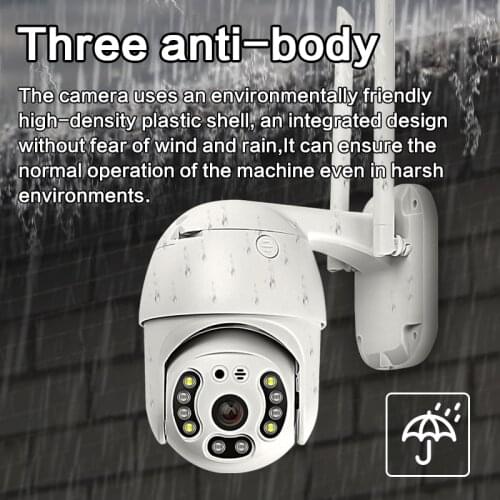 2MP 1080p Yoosee APP Full Color Dual Light Source Wireless PTZ IP Camera Auto Tracking Security Alarm Baby Monitor