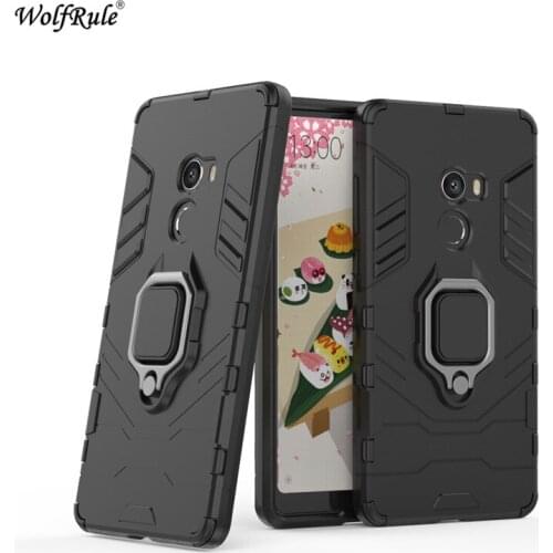 Cover For Xiaomi Mi Mix 2 Case TPU & PC Ring Holder Armor Bumper Housings Phone Case For Xiaomi Mi Mix 2 Cover Funda 5.99
