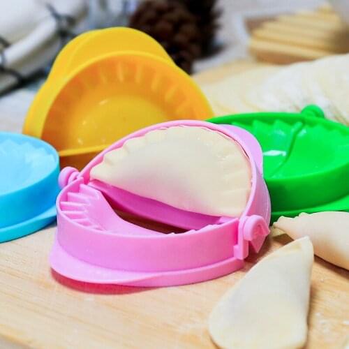 DIY Dumplings Tool Top Good Quality Dumpling Jiaozi Maker Device Easy Dumpling Mold Clips Cozinha Kitchen Accessories