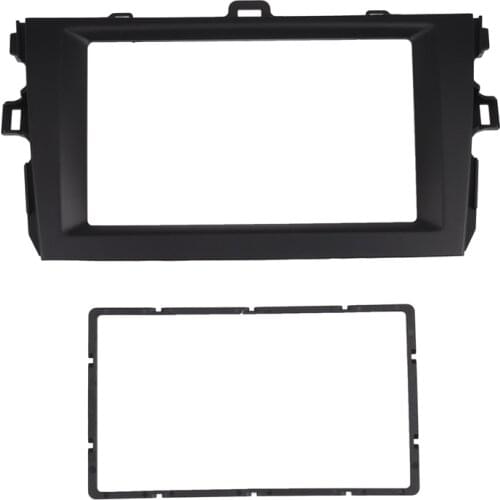 For Toyota Auris 2006-2012 Car 2Din Audio Panel Modification Panel DVD Navigation Panel Frame Car Fascias Stereo Radio Panel A