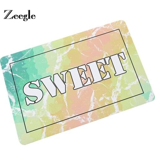 Zeegle Door Mats For Entrance Door Bathroom Kitchen Carpets Doormats Non-Slip Floor Mats Carpet For Living Room