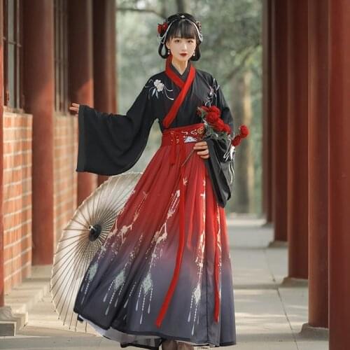 Hanfu Women Chinese Traditional Folk Costume Girl Han Dynasty Dance Wear Lady Fairy Cosplay Clothes Ancient Prince Suit 12076