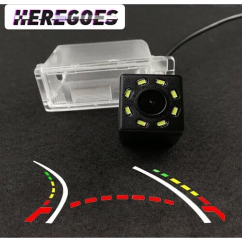 For Ford Kuga Escape 2013 2014 2015 Wireless Car CCD Rear Camera Fisheye 4 8 12 led dynamic Night Vision