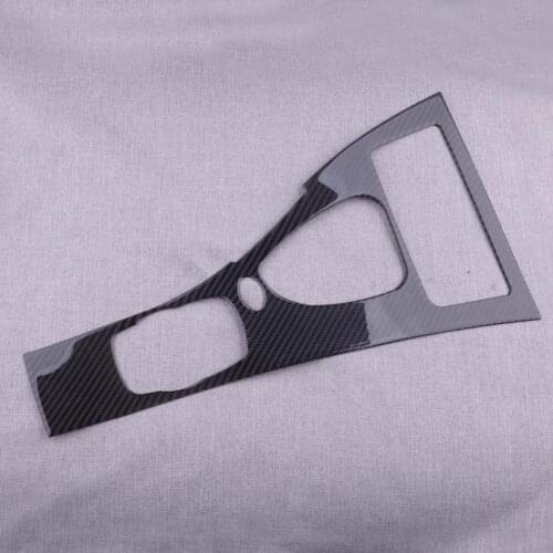 Car Carbon Fiber Central Console Gear Shift Panel Cover Trim Black Fit For BMW E92 M3 2007 2008 2009 2010 2011 2012 2013 LHD