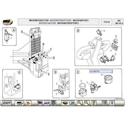 OMG Forklift Spare Parts Catalog