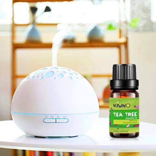 KIUNO 10ML Tea Tree Aroma Essential Oils For Massage Humidifier Aromatherapy Diffusion Air Purification Disinfection Soothing