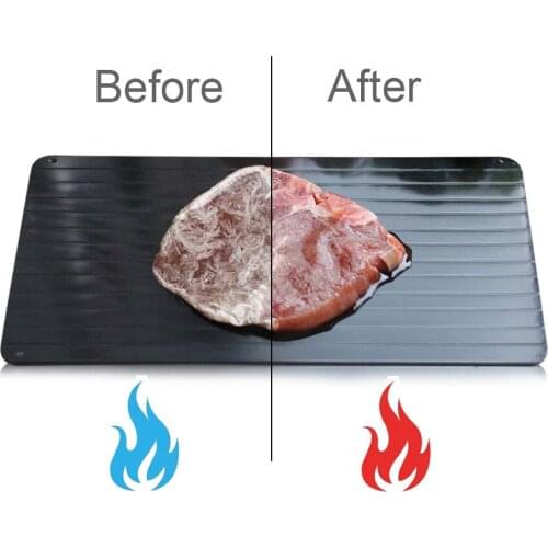 2019 Frozen Fast Defrosting Tray Thaw Rapid Heating Tray Freezing Meat Food defroster ontdooi microwave fish board kitchen tools