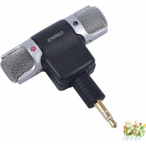 Mini 3.5mm Microphone Stereo Mic For Recording Mobile Phone Studio For Laptop Microphone