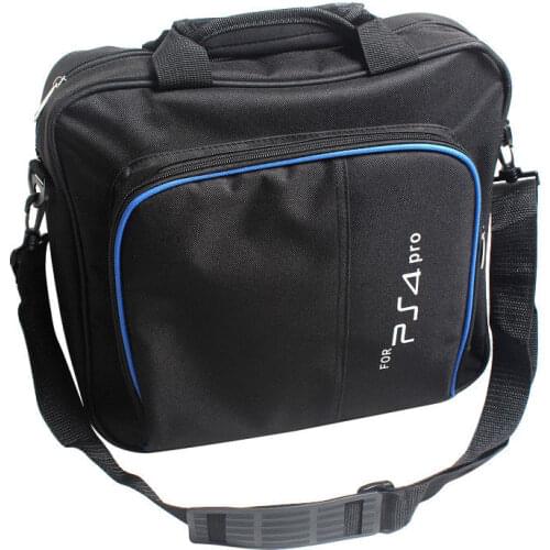 Multi-Function PS4 Pro Game System Travel Storage Carry Case Pouch Shoulder Bag for PS4 Pro Playstation 4 Pro Console Controller