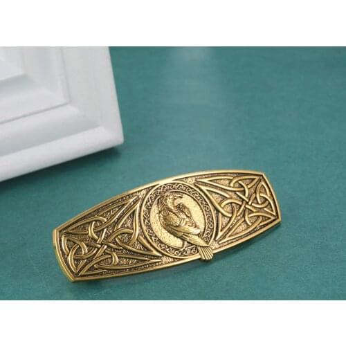 My Shape Vintage Eagle Bird Celtics Knot Hair Clips for Women Headdress Zinc Alloy Hairpins Jewelry Wedding Hair Accessories