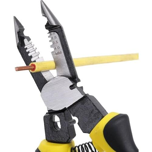 Multitool Crimping Pliers Stripper Cutter Cable Wire Stripping Electrician Pliers Tubular Terminal Crimper Wire Repair Hand Tool