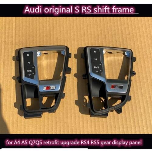 For Audi original S4 S5 SQ5 SQ7 shift frame for A4 A5 Q7Q5 retrofit upgrade RS4 RS5 gear display panel
