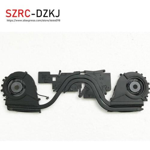 SZRCDZKJ Original For Laptop Cooling heatsink&Fan HP ZBook Studio G3 840960-001 AT1C4001DA0 test good