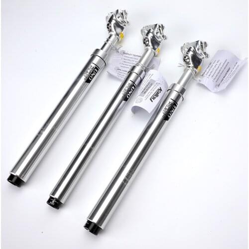 UNO Bicycle Suspension Seatpost 27.2/30.9/31.6mm Dropper Post Shock Absorber 350mm MTB Spring Seatpost Bike Saddle Spare Parts