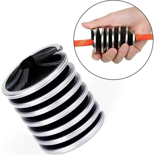 Portable outdoor rock climbing rope brush clean rope washing rope Brush small tools Hiking Caving Ropes Wash Brushes