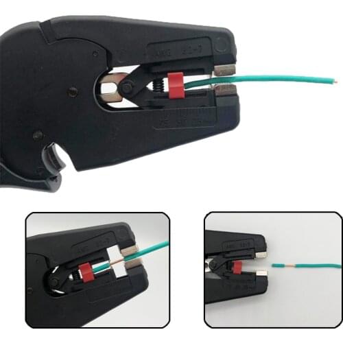 FS-D3 self-adjusting strip cable cutter scissor insulation wire scale 0.03-10m2 utility handle hand crimping tool pliers tools