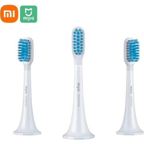 Xiaomi Mijia Sensitive Replacement Toothbrush Head 3 Count for Xiaomi Mijia T1300/T500 Sonic Electric Toothbrush