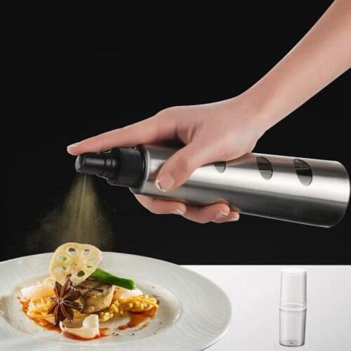 Modern Stainless Steel Olive Oil Pot Creative Salad Sprayer Barbecue Squeeze Bottle Oil Vinegar Dispenser Kitchen Cooking Tools