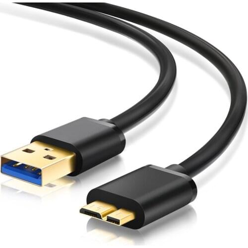 Super Speed USB 3.0 to Micro-B Cable Data Transfer Cable USB3.0(5Gbps) Fast Charger Cable For Hard Drive Galaxy Note 3 Galaxy S5