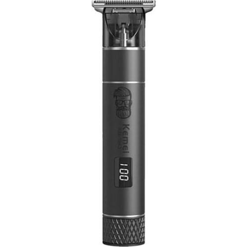 Kemei hair trimmer KM-1943 USB rechargeable hair clipper 0mm oil head clipper haircut machine beard trimmer carving hair LCD