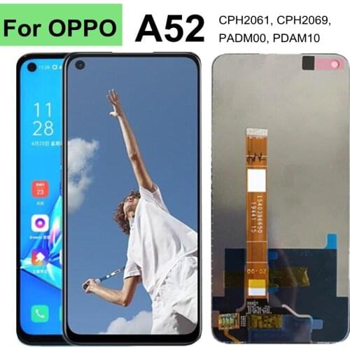 6.5“ For OPPO A52 2020 LCD Display Touch Screen Digitizer Assembly For Oppo A52 A 52 a52 CPH2061CPH2069 lcd Screen