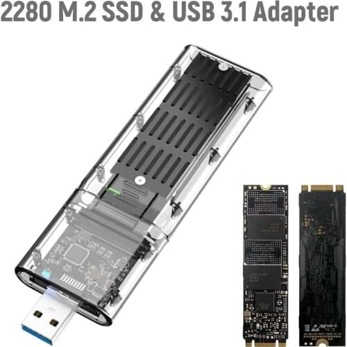 1/2/5 PC Portable SSD U-disk 2280 M2 NVME 64G 128G 256G 512G 1TB M2 SSD SATA3 M.2 To USB 3.1 pendrive