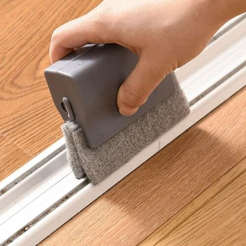 2021 Creative Groove Cleaning Brush Window Cleaning Brush-Quickly Clean All Corners And Gaps Cleaner Tool Household Cleaning