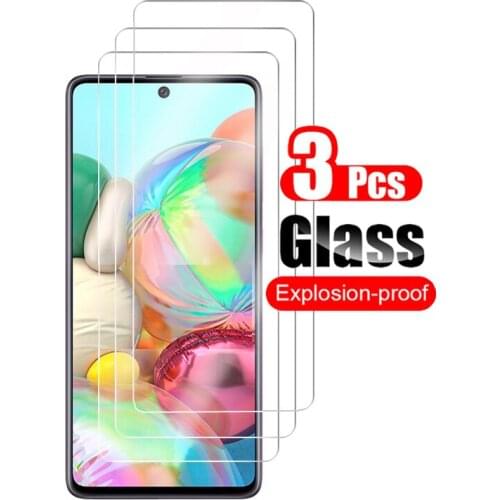 3Pcs For Samsung Galaxy A71 SM-A715F Tempered Glass Screen Protector On The For Samsung Galaxy A71 A715 Film 9H Premium Glass