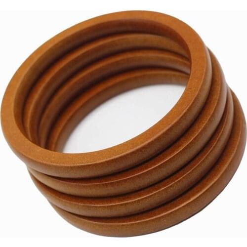 4PCS Wooden Round Shaped Handles Replacement for Handmade Bag Handbags Purse Handles