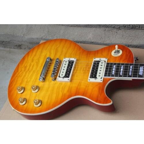 @580 Free Shipping !! Guitar Factory Top Quality 2 Pickups gold Hardware Standard Electric Guitar In Stock