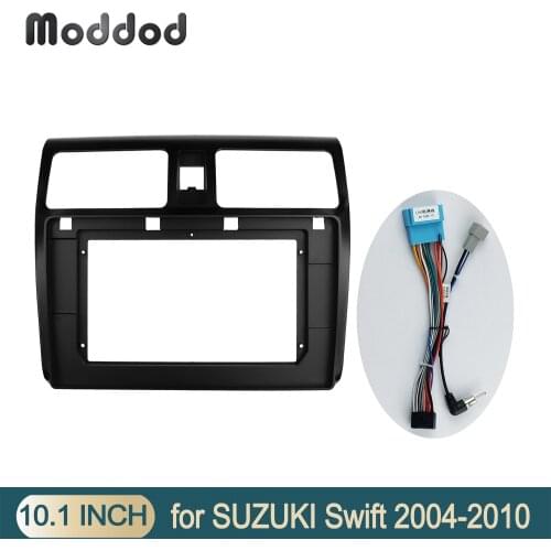 Double Din Fascia for for Suzuki Swift 2004-2010; Dzire 2008-2010 10.1inch Dashboard Installation Trim Kit Frame Bezel Frame