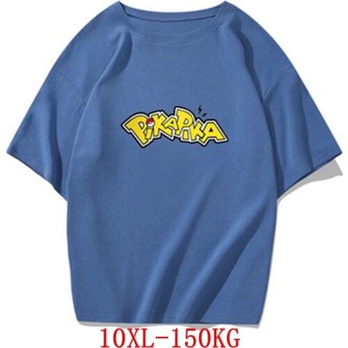 ANGINANA Mens big T-shirt with size 9xl 10xl Summer Short Sleeve Cotton hip hop sports 5XL 6xl 7XL 8xl white blue black top