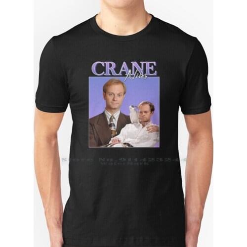 Niles Crane Vintage / Retro Design T Shirt 100% Pure Cotton Niles Crane Psychiatrist Frasier Crane Crane Lilith Sternin Cheers