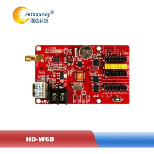 HD-W6B Led display controller card Led advertising machine controller support WIFI control