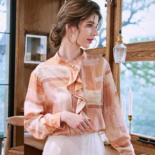 Блузки с воротником стойка Lilashorn China At AliExpress