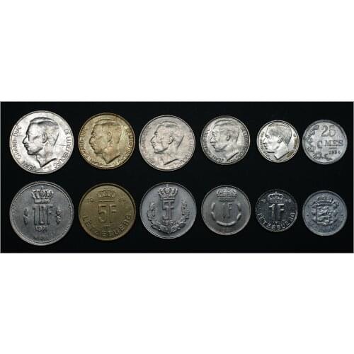 Luxembourg Coin 6 Pieces 1 Set Europe Original Coins Rare Commemorative Edition 100% Real Eu Random Year