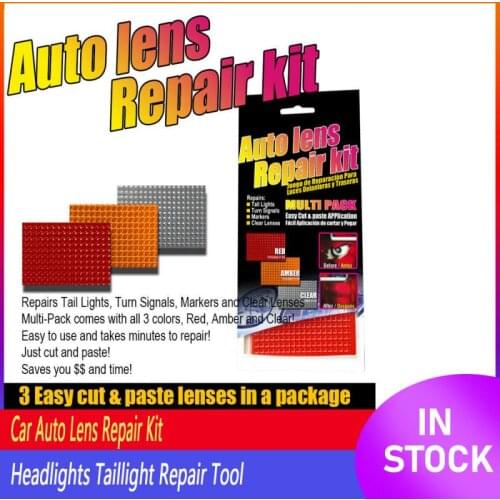 Car Auto Lens Repair Kit Car Headlights Taillight Repair Tool Set Car Lights Crack Repair Headlight Assembly Repair Refurbished
