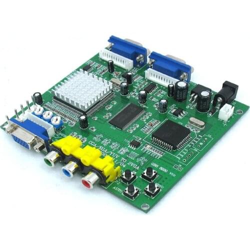 GBS8220 Arcade Game CGA/YUV/EGA/RGB Signal to VGA HD Video Converter Board (Dual Output)