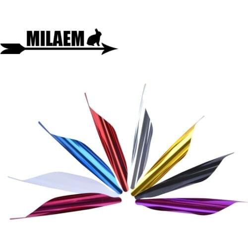 50/100pcs 1.8inch Archery Spiral Feathers Right Wing Feathers Rotating Arrow Fletching Shooting Hunting Bow Arrow Accessories