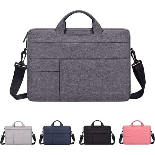 Laptop Bag 14 15.6 13.3inch Waterproof Notebook Case Sleeve For Macbook Air Pro 13 15 Computer Shoulder Handbag Briefcase Bags