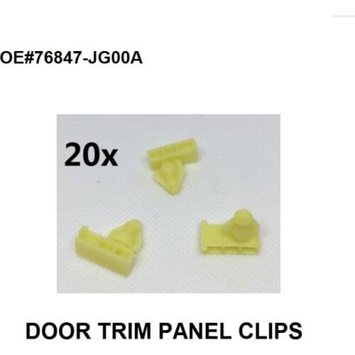 X20 Clips Wheel arch surround trim For Nissan Juke & X-Trail-Wing moulding clip76847-JG00A