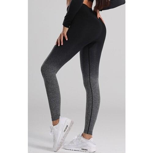 LANTECH Women Gym Yoga Seamless Pants Sports Clothes Stretchy High Waist Lifting Exercise Fitness Leggings Activewear Pants