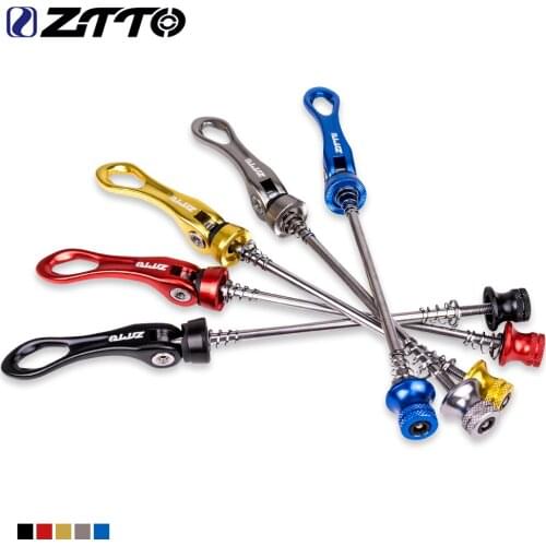 ZTTO QR MTB Road Bike Bicycle Hub Quick Release Skewers lever Aluminum alloy Front 100mm Rear 135mm Rim Mountain Road Bike Wheel